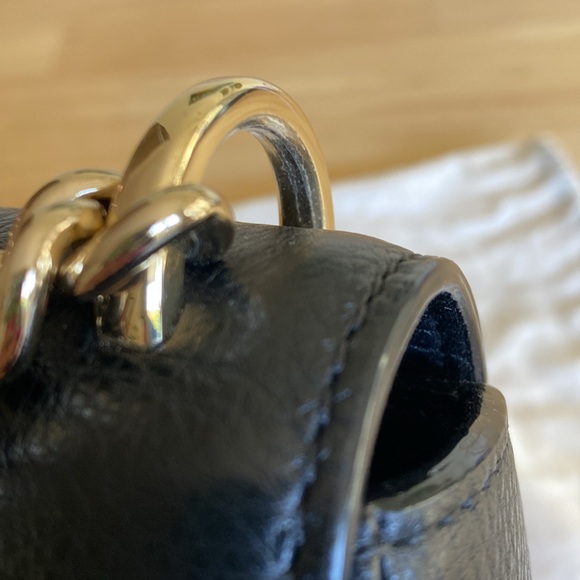 Kate Spade ♠️ Greenwood place Rita black handbag with strap and gold chain - Picture 10 of 17